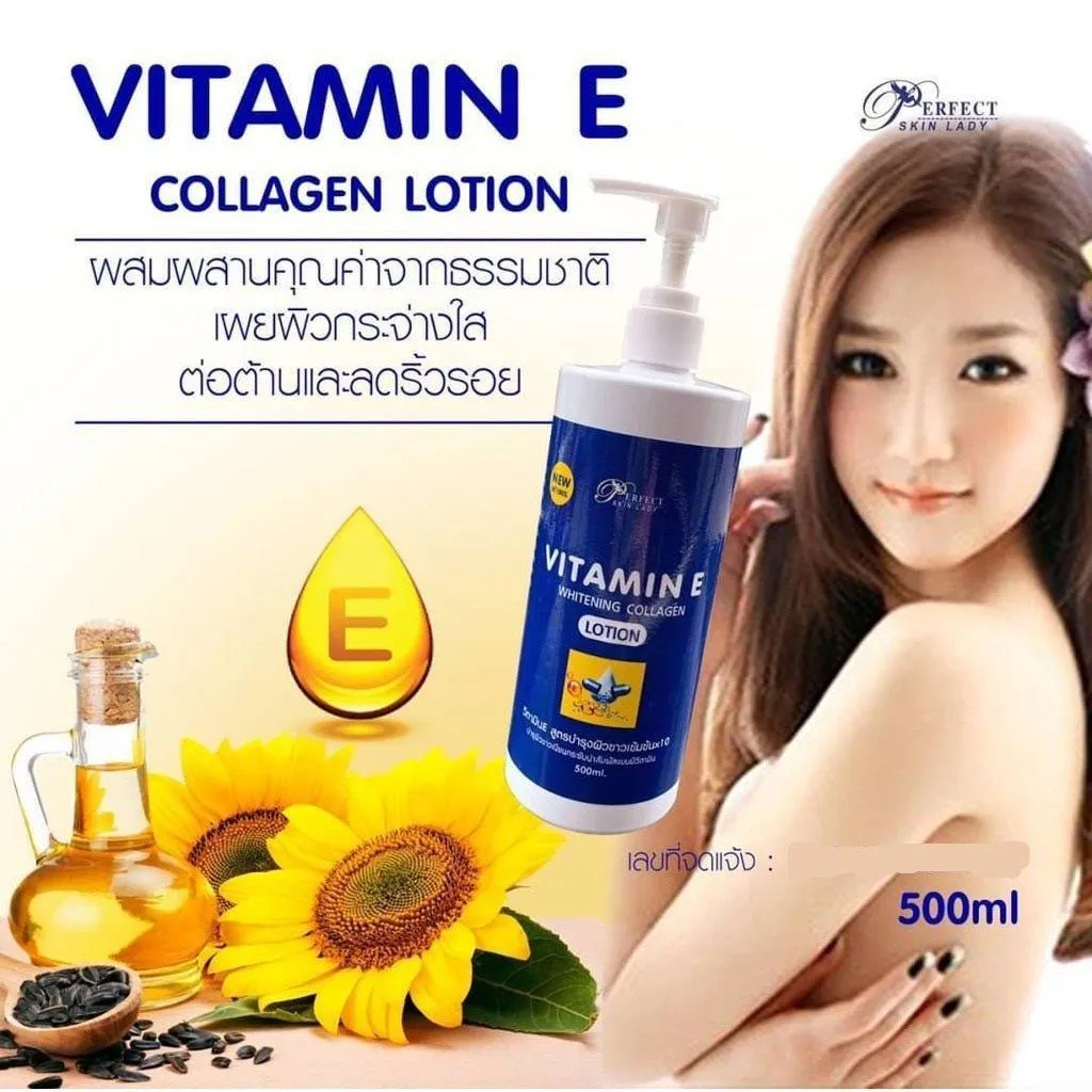 Skin Lady Vitamin E Whitening Collagen Lotion - 500ml