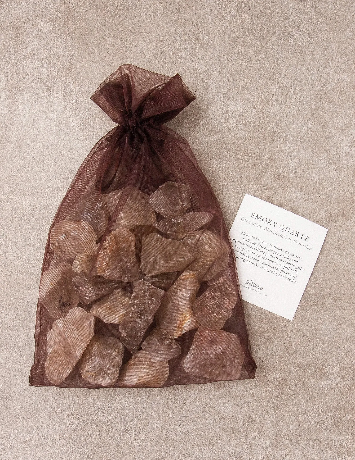 Smoky Quartz Crystal Bath Stones