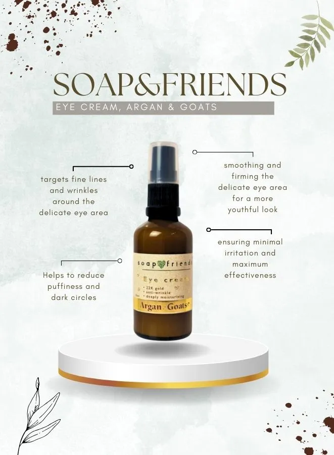 Soap&Friends 100% Organic Anti-Wrinkle Eye Cream | 50 ml