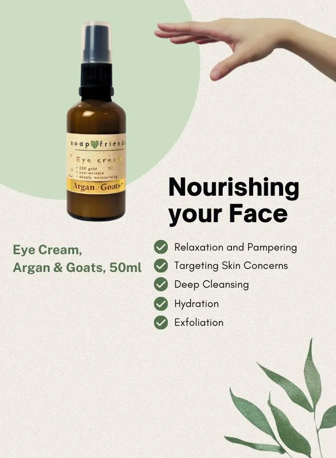 Soap&Friends 100% Organic Anti-Wrinkle Eye Cream | 50 ml