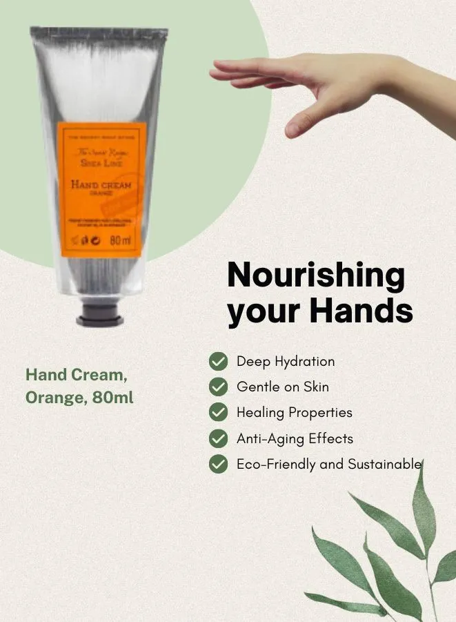 Soap&Friends Citrus Burst Hand Cream 20% Shea Butter Orange - Vitamin Boost, 80 ml