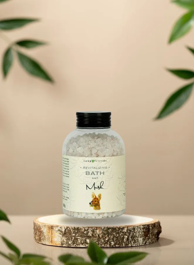Soap&Friends Sensual Musk Bath Salt for Skin Renewal and Vitality 500g