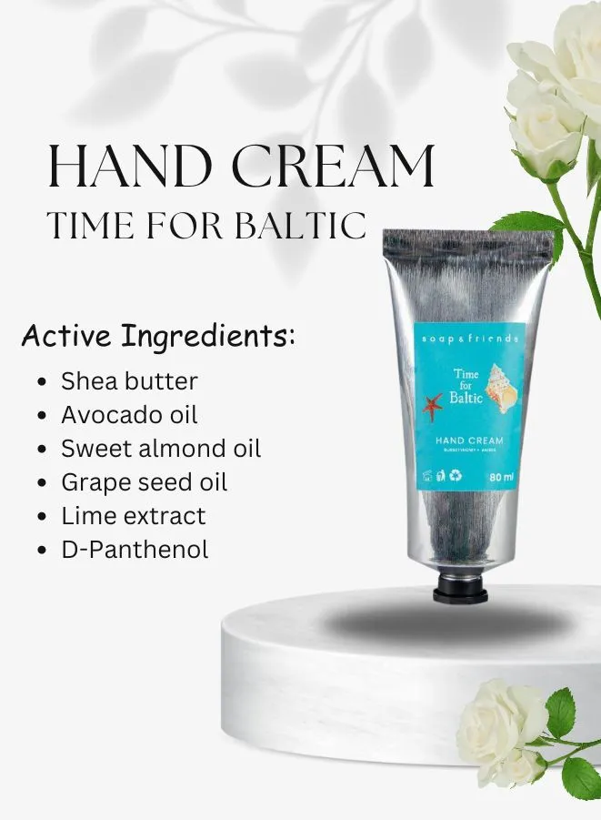 Soap&Friends Time for Baltic Shea Butter Hand Cream - 80ml
