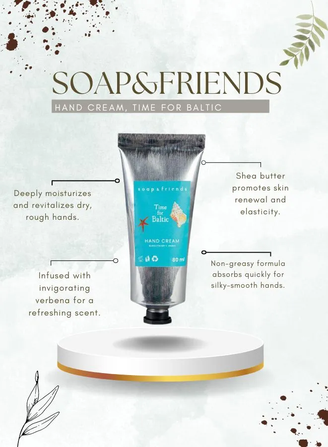 Soap&Friends Time for Baltic Shea Butter Hand Cream - 80ml