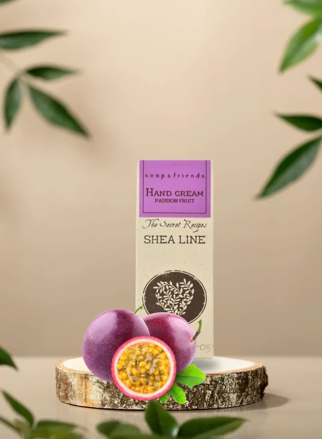 Soap&Friends Tropical Hand Cream 20% Shea Butter Passionfruit - Intense Hydration, 80 ml