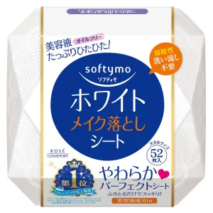 Softymo White Super Makeup Removal Sheet 52sheet