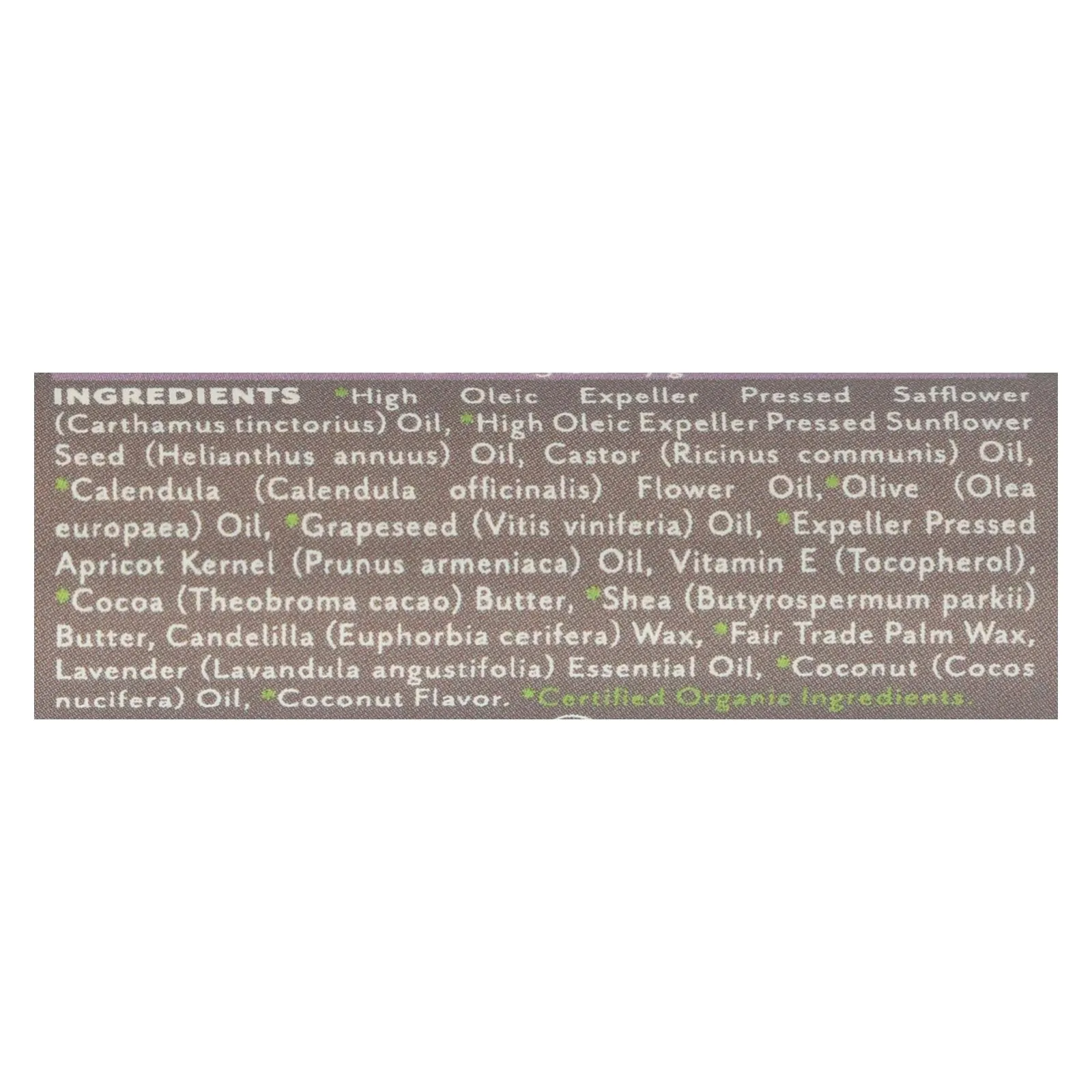 Soothing Touch Lavender Coconut Vegan Lip Balm - 12 Pack, .25 Oz Each