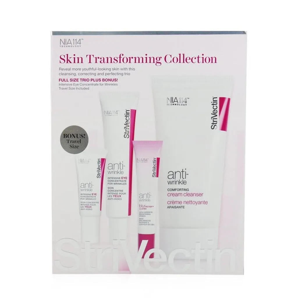 STRIVECTIN - Skin Transforming Collection (Full Size Trio):  Cleanser 150ml   Eye Concentrate (30ml 7ml)   Eyes Primer 10ml