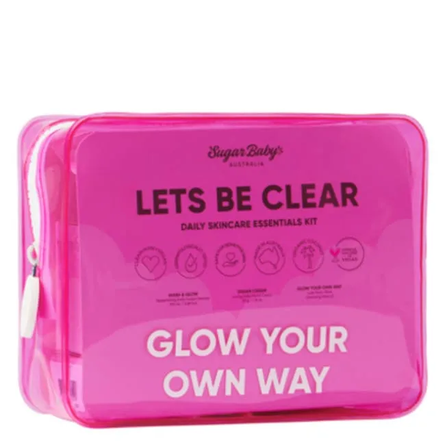 SugarBaby Let's Be Clear Daily Skincare Essentials Kit