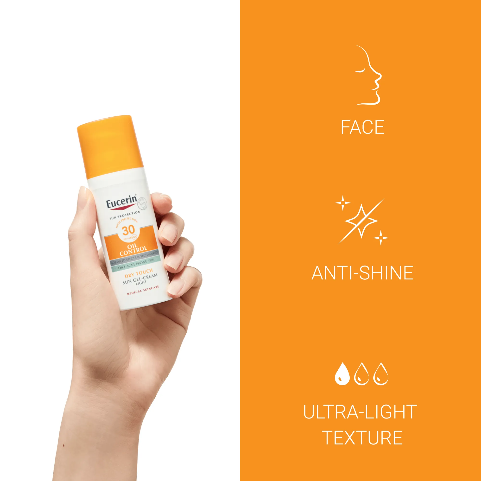 Sun Protection Oil Control Gel Cream SPF50  Dry Touch
