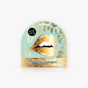 Sun's Out, Pouts Out - Cannabis Sativa - Gold Foil Lip Mask