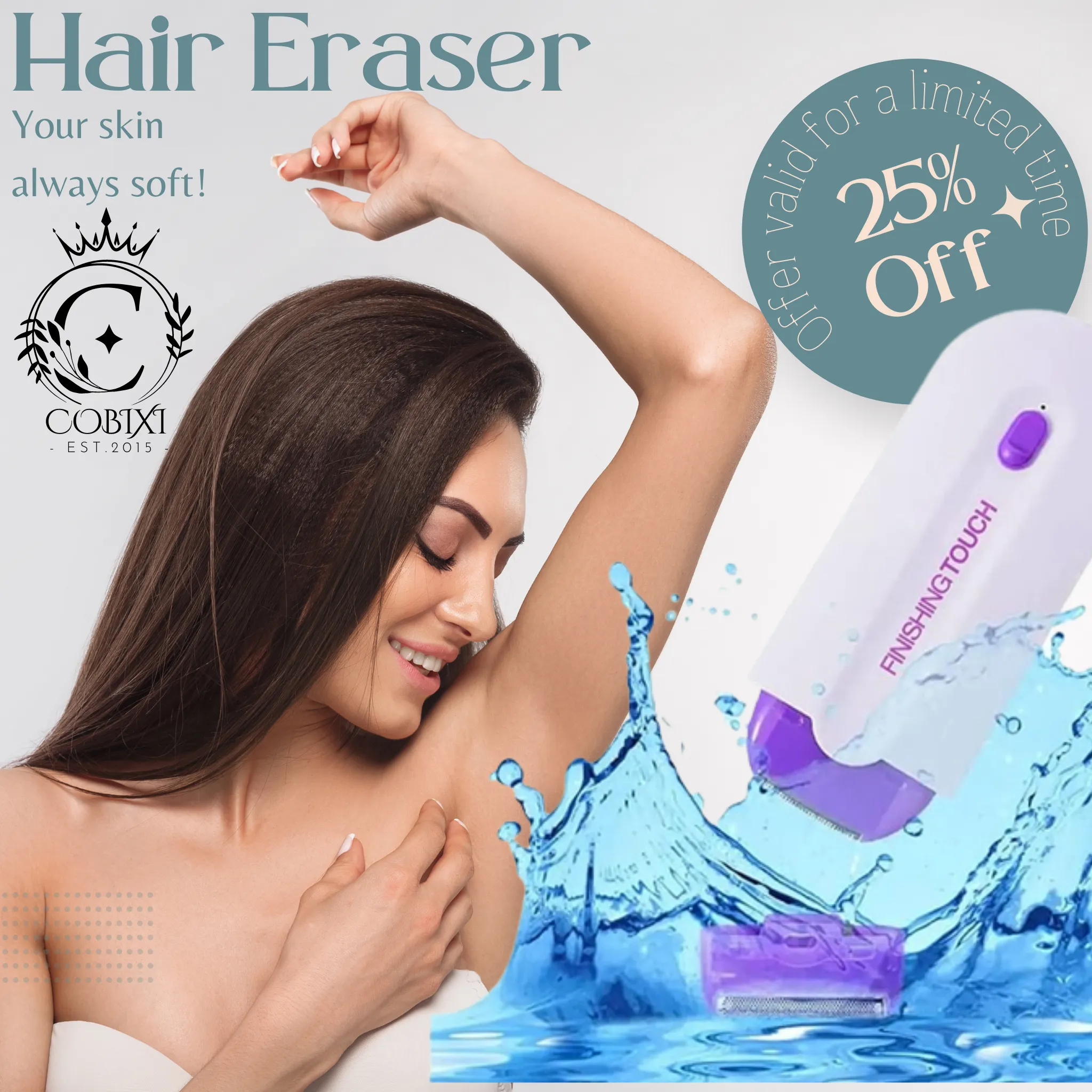 Super deal 25% OFF🔥  Silky smooth hair eraser