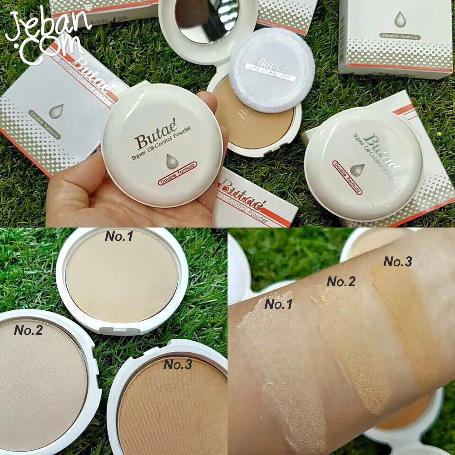 Super Oil Control Face Compact Foundation Powder loose Translucent Perfect Skin Smooth Radiance Oil-free Pressed Soft Beige Lightweight long-lasting Makeup Matte 0.50 Oz (14g)