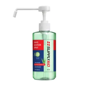 SupplyAID RRS-HS8B Dual Action Hand Sanitizer Spray w/ Soothing Aloe | 8 Oz