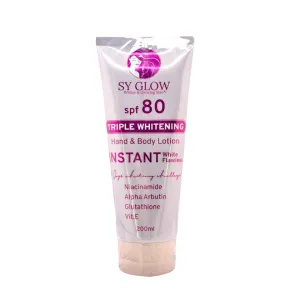 SY Glow Triple Whitening Hand & Body Lotion SPF 80 - 200ml