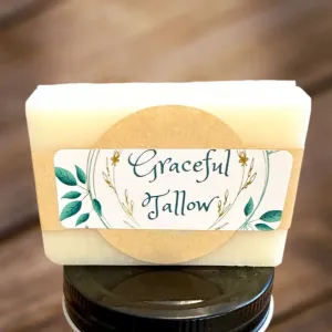 Tallow Shampoo Body Bar Soap Handmade Grass Fed Tallow Soap Bar gift Carnivore diet Animal Based Soap Handcrafted Home Made All Natural Bars