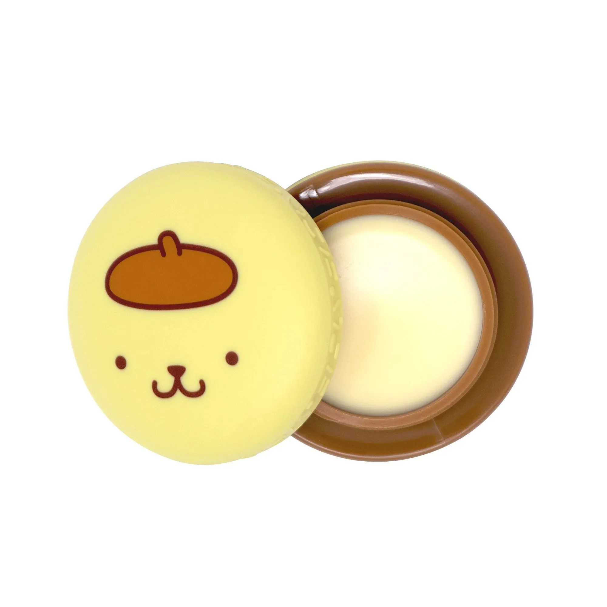 The Crème Shop x Hello Kitty - Pompompurin Holiday Caramel Pudding Macaron Lip Balm