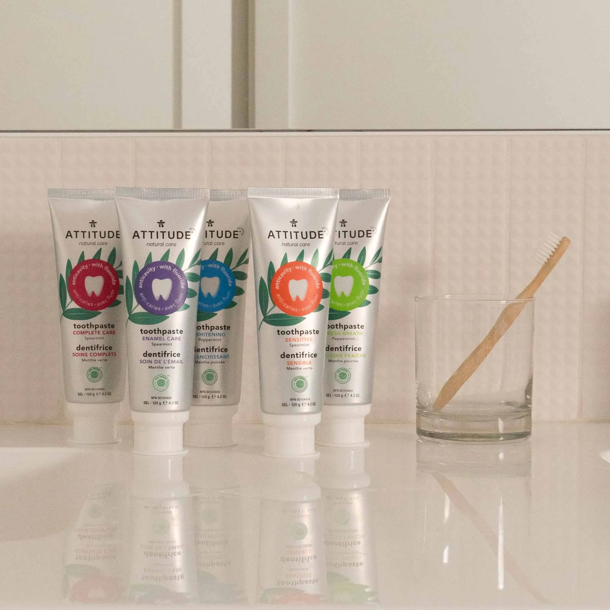 Toothpaste with fluoride – whitening