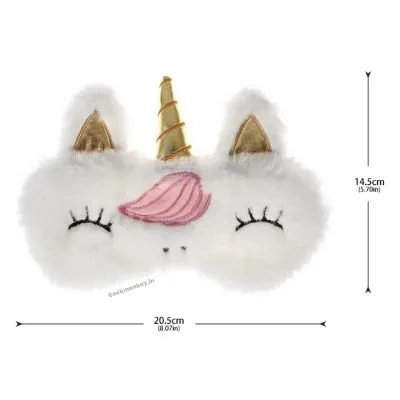 Unicorn Plush Eye Mask