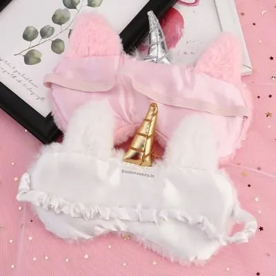 Unicorn Plush Eye Mask