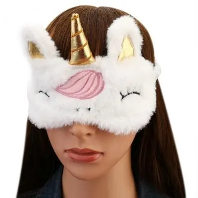 Unicorn Plush Eye Mask