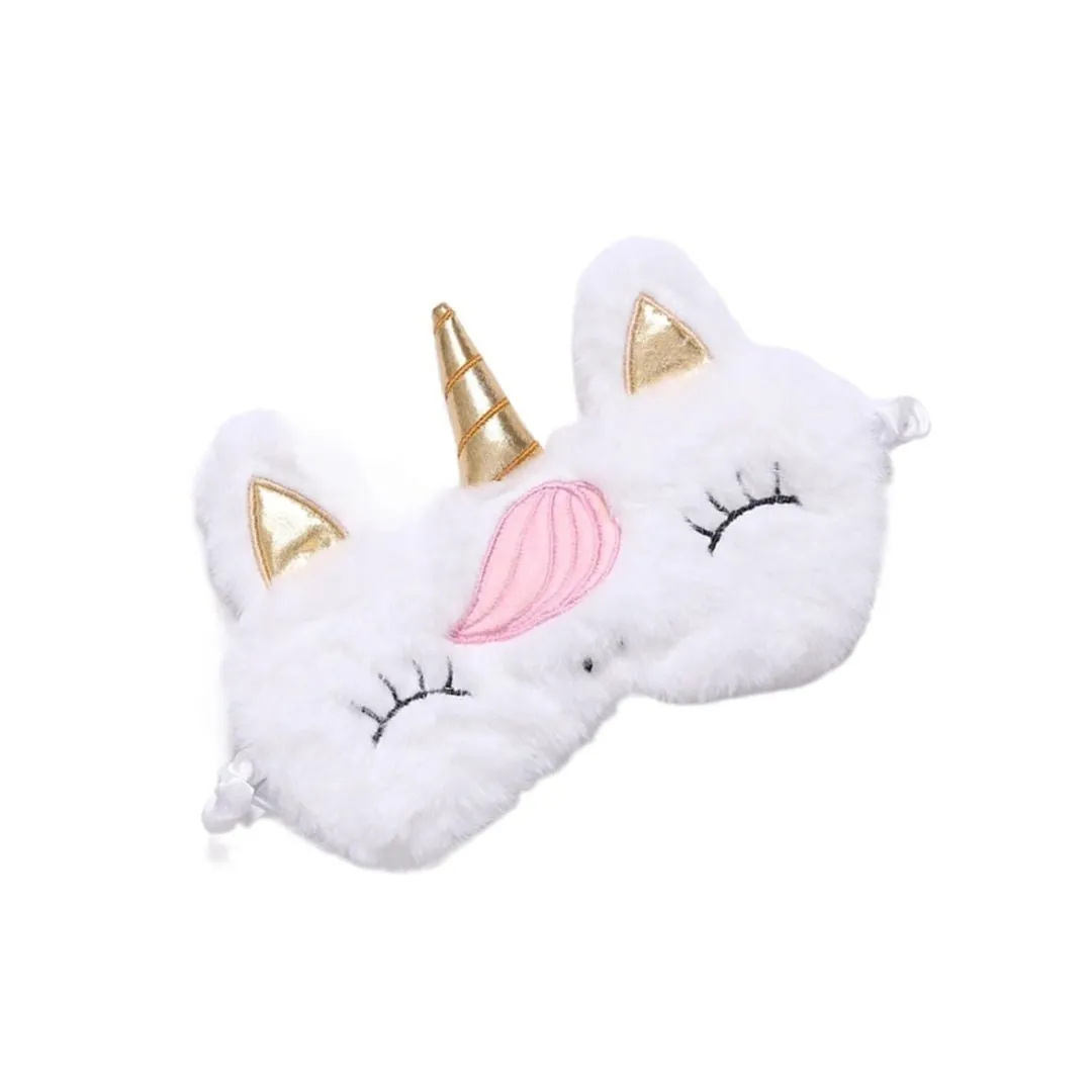 Unicorn Plush Eye Mask
