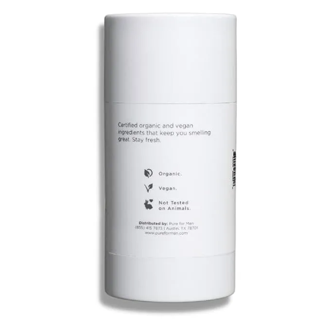 UNSCENTED DEODORANT BY PURE FOR MEN