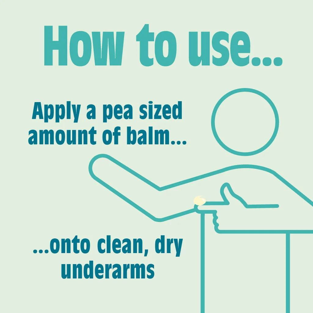 Unscented Natural Deodorant Balm - Plastic Free & Aluminium Free