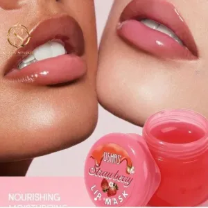 Ushas Strawberry Lip Mask – Exfoliating & Moisturizing Lip Treatment