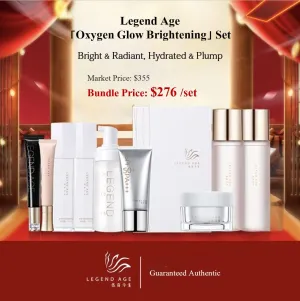 Value set: Legend Age 10-pcs Oxygen Glow Brightening Skincare Set