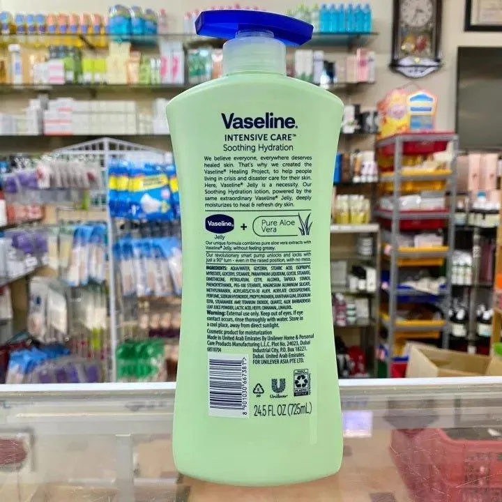 Vaseline Intensive Care Soothing Hydration Body Lotion (Green - 725ml)