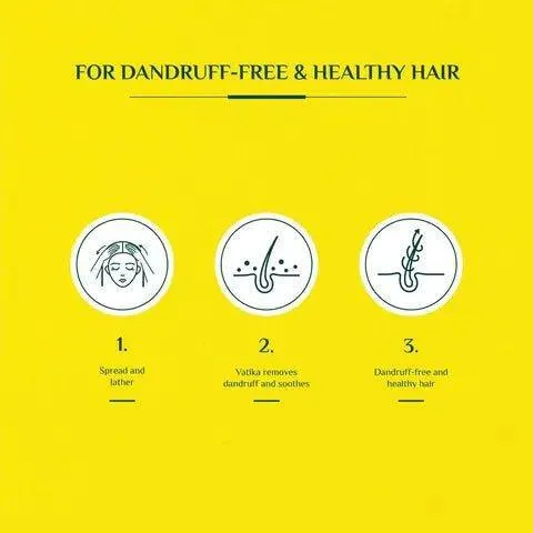 Vatika Lemon And Yoghurt Dandruff Guard Shampoo 2 x 400ml