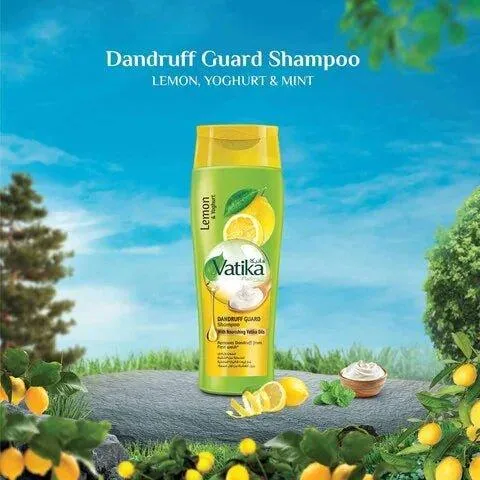 Vatika Lemon And Yoghurt Dandruff Guard Shampoo 2 x 400ml