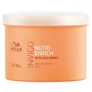 Wella Professionals Invigo Nutri-Enrich Hair Mask | 500 ml | Nourishing, Hydrating Hair Treatment for Dry & Damaged Hair | With Goji Berry Nutrients