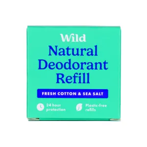 Wild Fresh Cotton & Sea Salt Deodorant Refill 40g