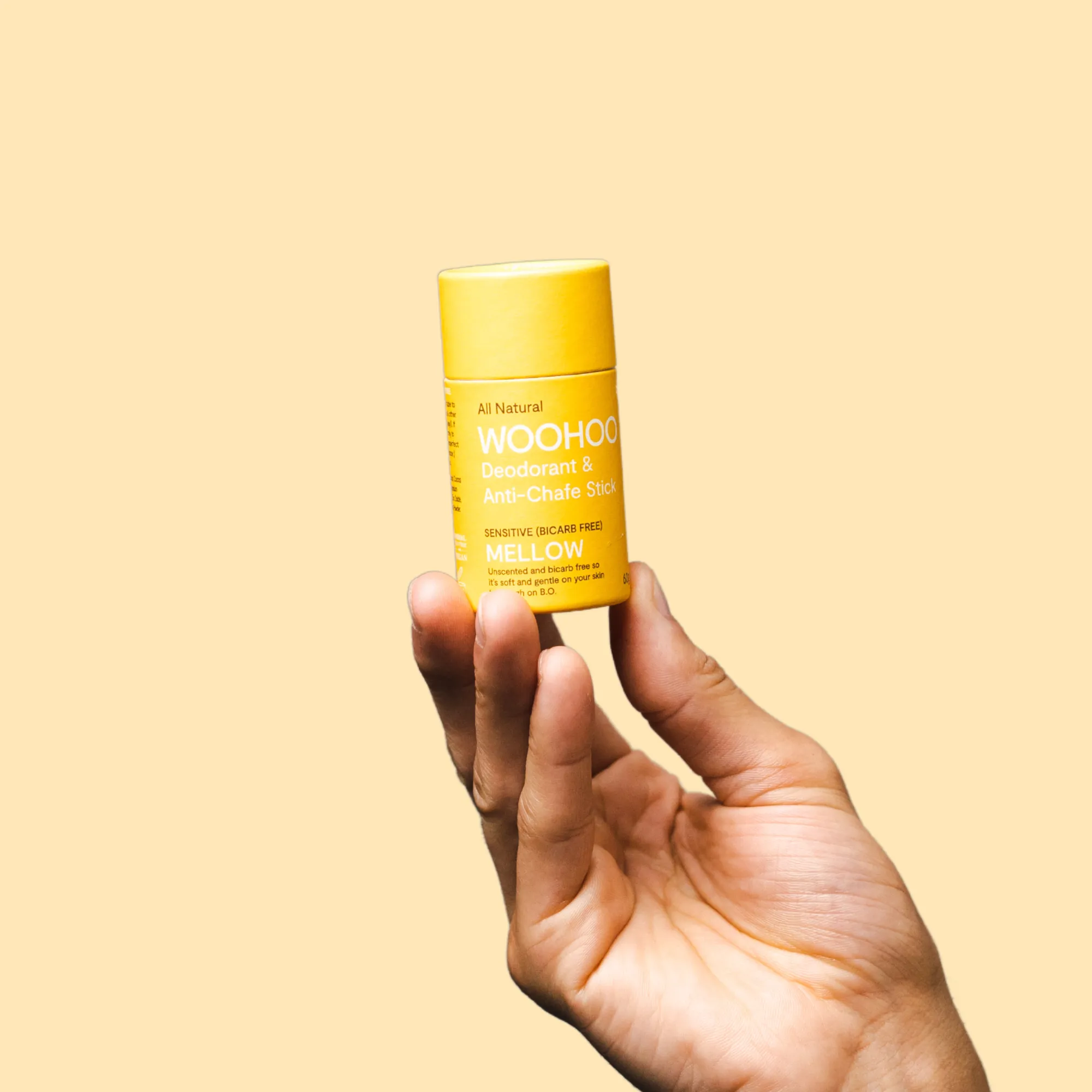 WOOHOO BODY I Deodorant & Anti-Chafe Stick I Mellow