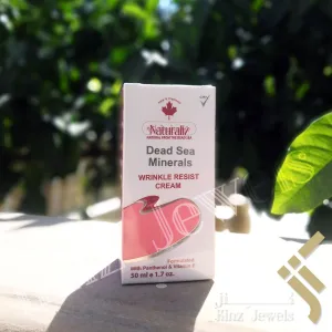 Wrinkle Resist Cream Natural From The Dead Sea Minerals All Skin Types 50ml e 1.7 oz.