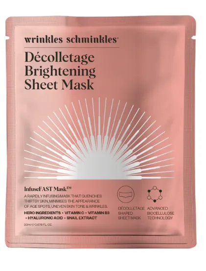 Wrinkles Schminkles Decolletage Brightening Sheet Mask