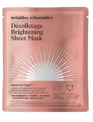 Wrinkles Schminkles Decolletage Brightening Sheet Mask